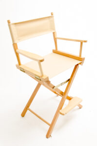 24" Contemporary Series Chair - Natural with Khaki Canvas