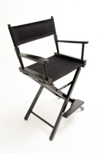 24" Contemporary Series Chair - Black with Black Canvas