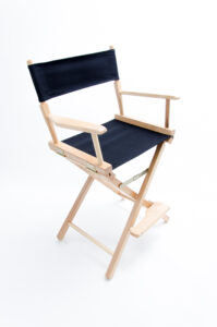 24" Commercial Series Chair - Natural with Black Canvas