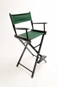 30" Commercial Series Chair - Black with Hunter Green Canvas