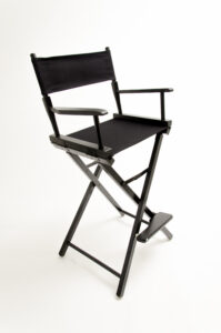 30" Commercial Series Chair - Black with Black Canvas