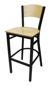 7600 Series Bar Chair with Hardwood Seat