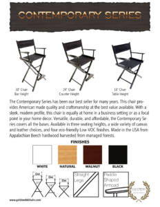 Gold Medal Director's Chair Catalog Contemporary Page for site