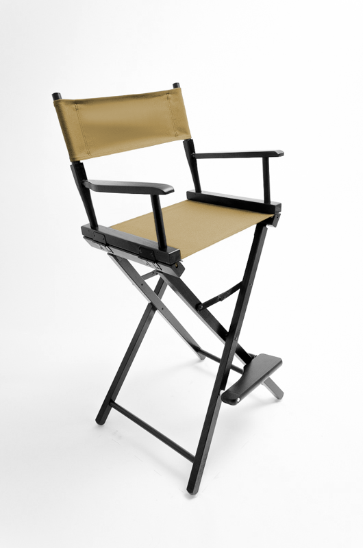 3030 black vintage gold front - Gold Medal Chairs